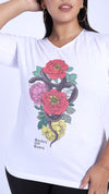 T shirt Snake and Roses